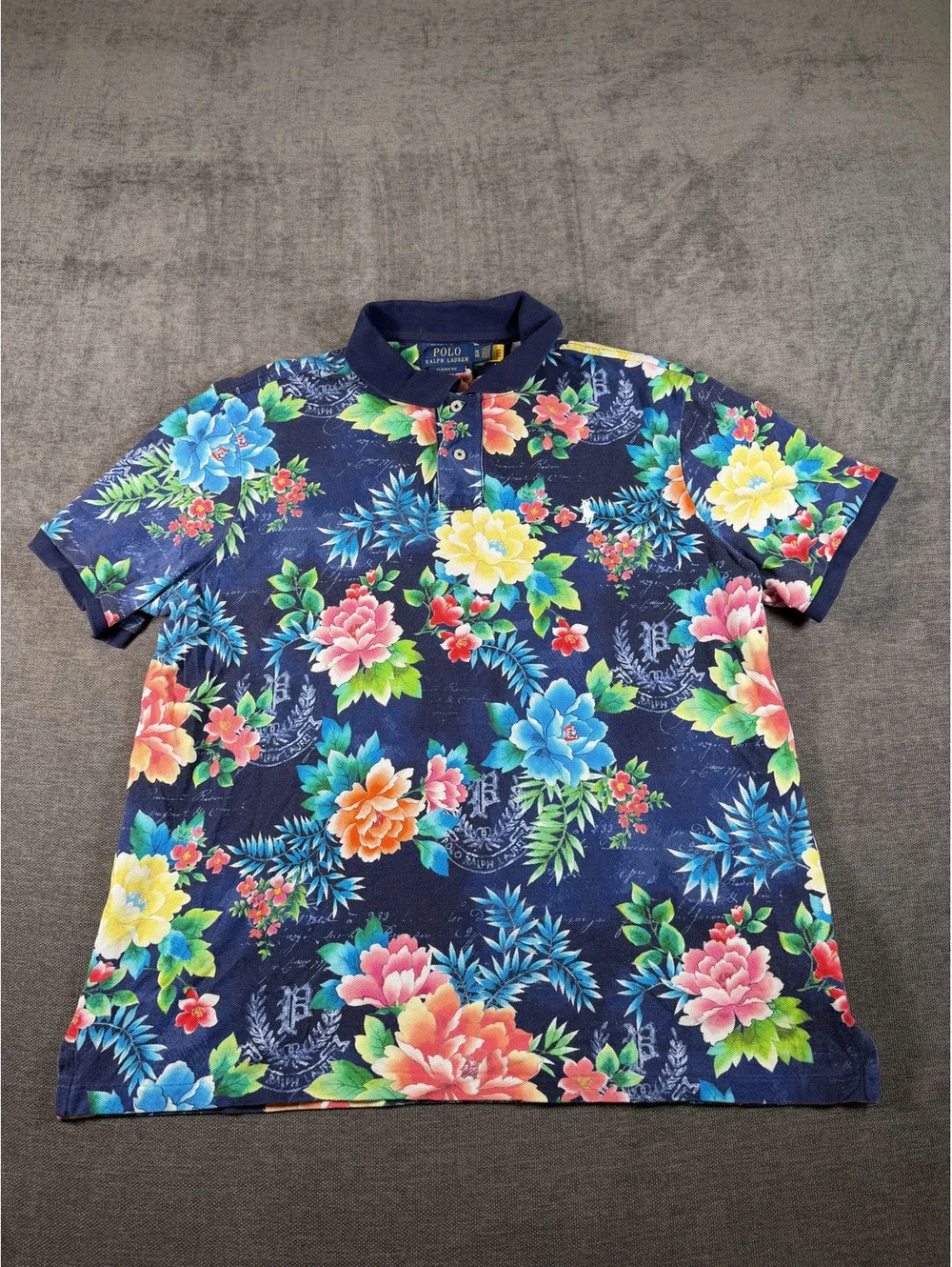 Polo Ralph Lauren Classic Fit XL Floral Print Polo Shirt